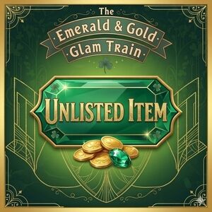 *** Green & Gold Glam Train ***  Unlisted Item  151---200
